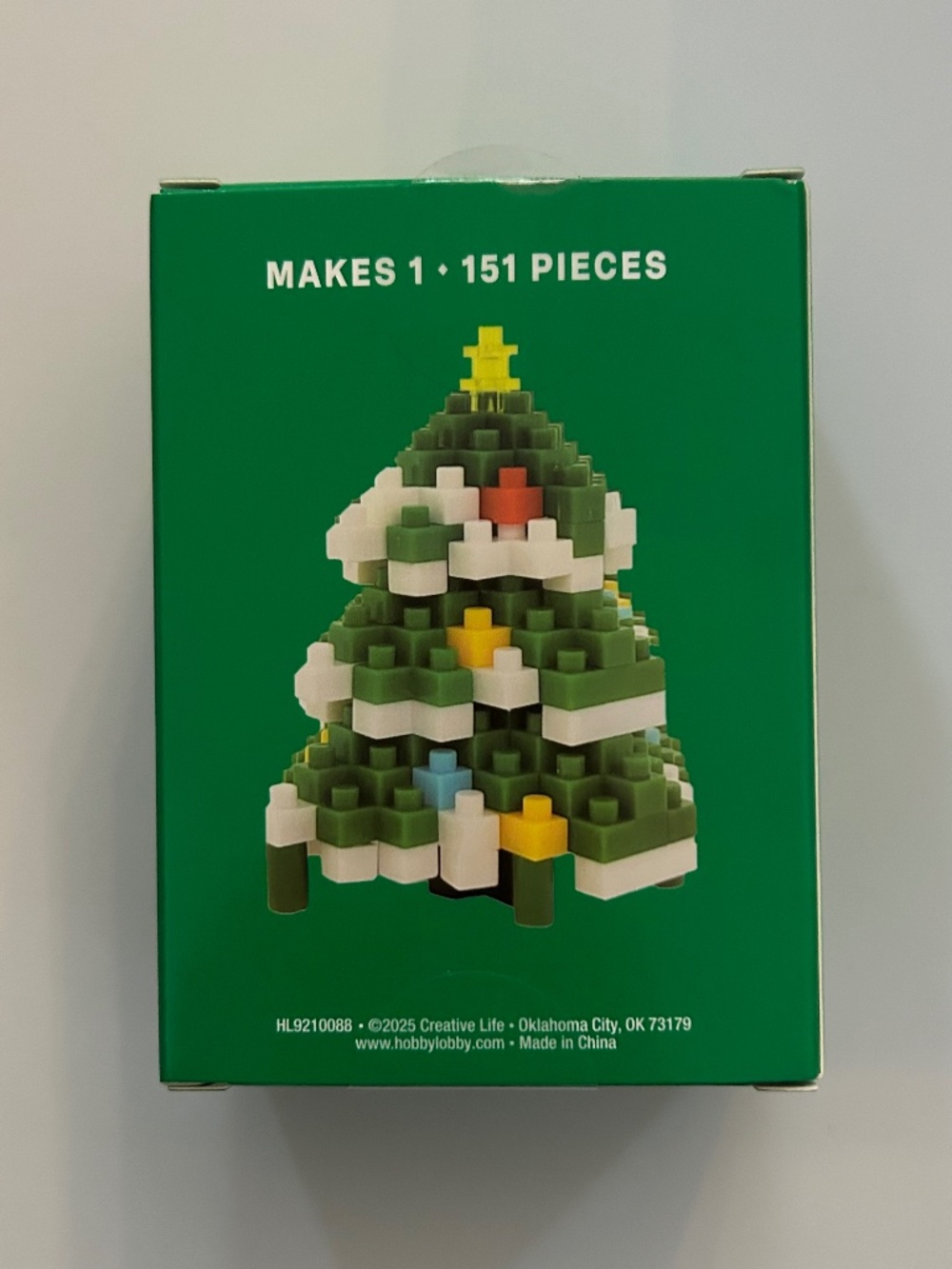 Creative Life Christmas Tree Mini Brick Kit 151 piece micro block set NWT